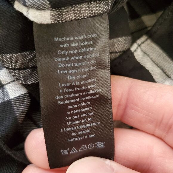 ✨ RAG & BONE ✨ Brighton Plaid Tank Wrap Skirt Dress - [XS, Black & White] - Picture 14 of 16